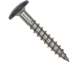 TWISTEC Trespa Schroeven Antraciet 4,8 x 60 mm – voor HPL & Gevelbekleding – 100 Stuks