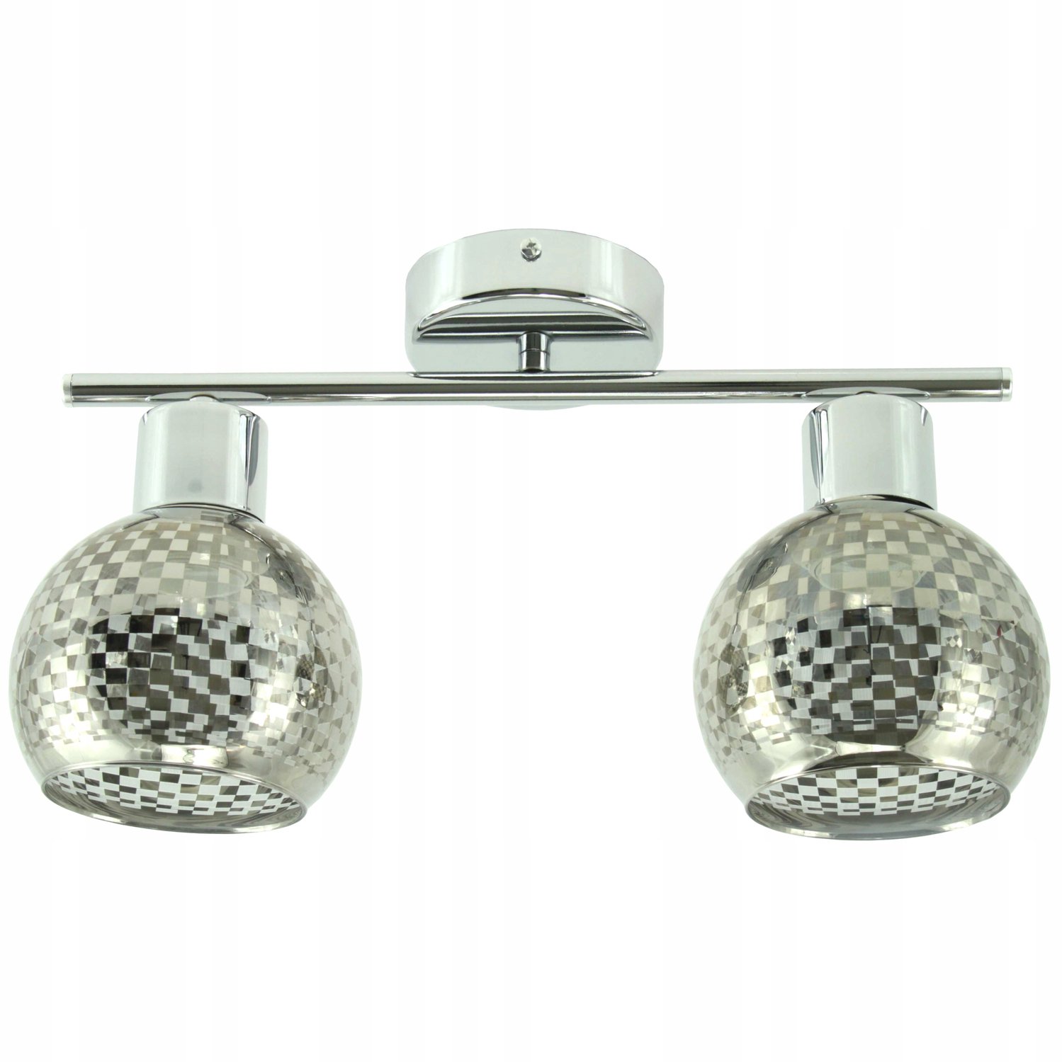 Pluton 2 LED Plafond Lamp - Chroom