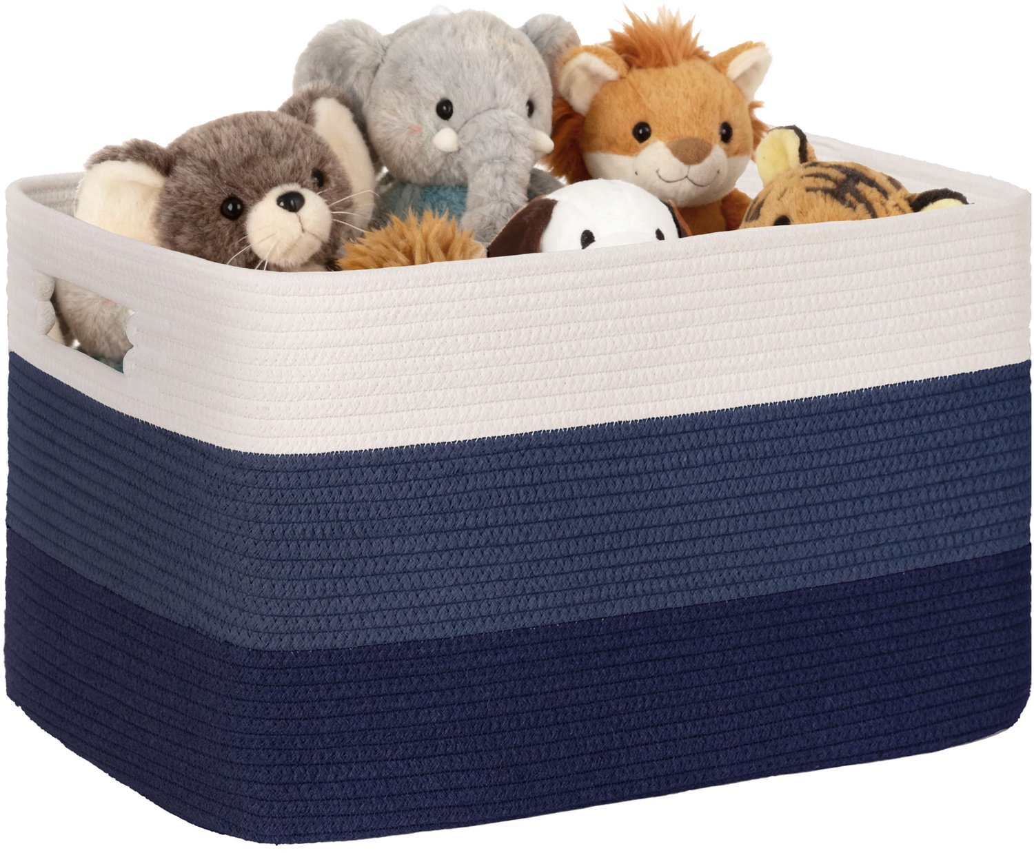 Grote Opbergmand - 86L Katoen - Blauw Gradient