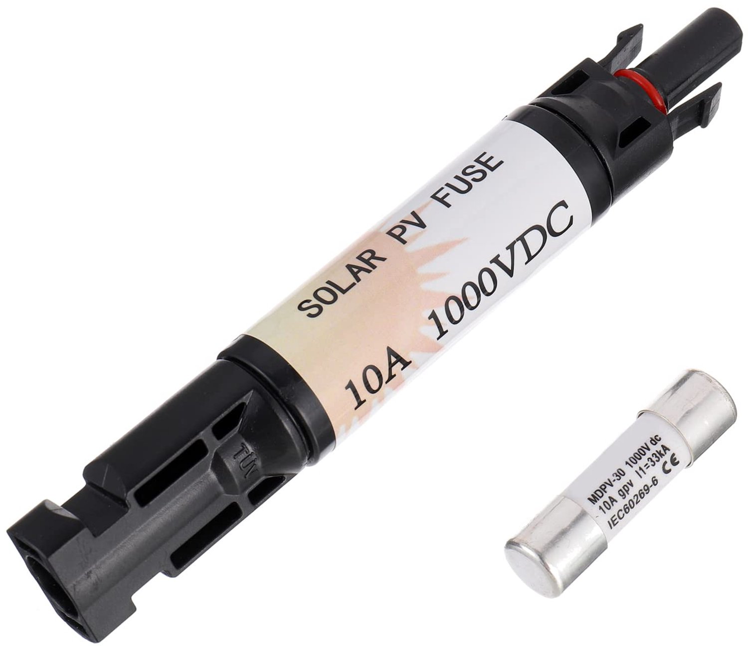 10A Waterdichte In-line Zonne-energie Fusiehouder met Fuse