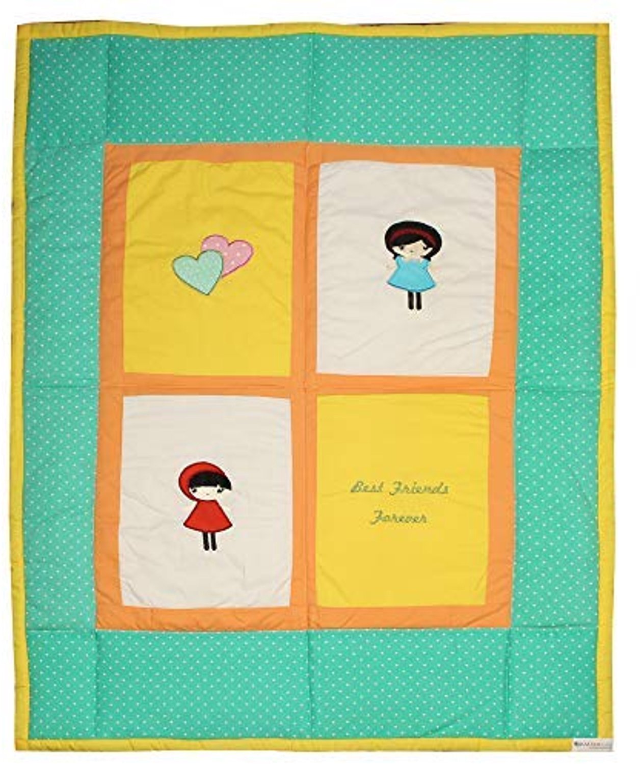 Multicolor Olifanten Baby Quilt