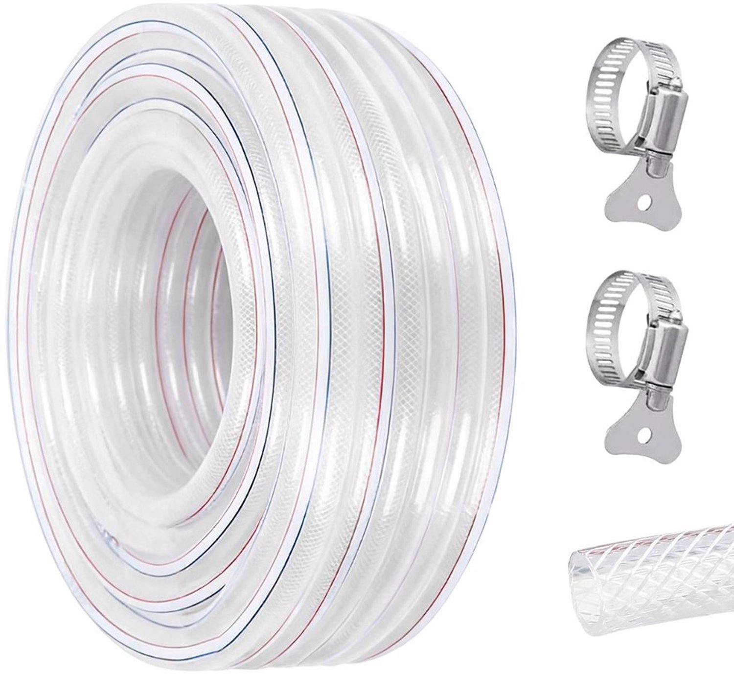 Drinkwater Tuinslang 3 Meter PVC met Weefsel
