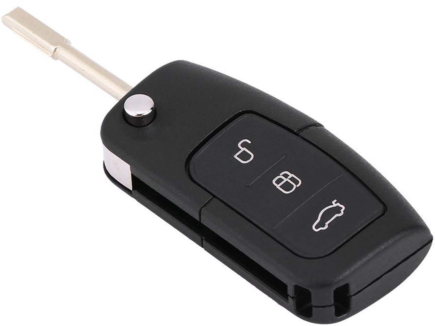 Auto Afstandsbediening Sleutel - Keyless Entry - Complete Accessoires - Geschikt voor Focus Mondeo C Max S Max - Auto Sleutels - Inclusie...