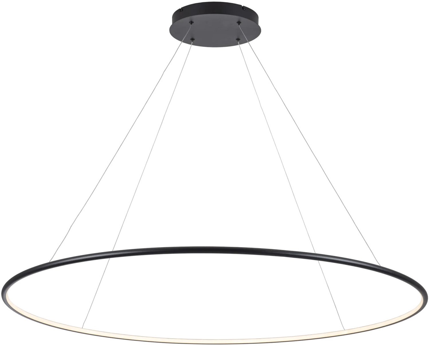 Fantasia Cirkel lamp wit of zwart 29 W LED 100 cm