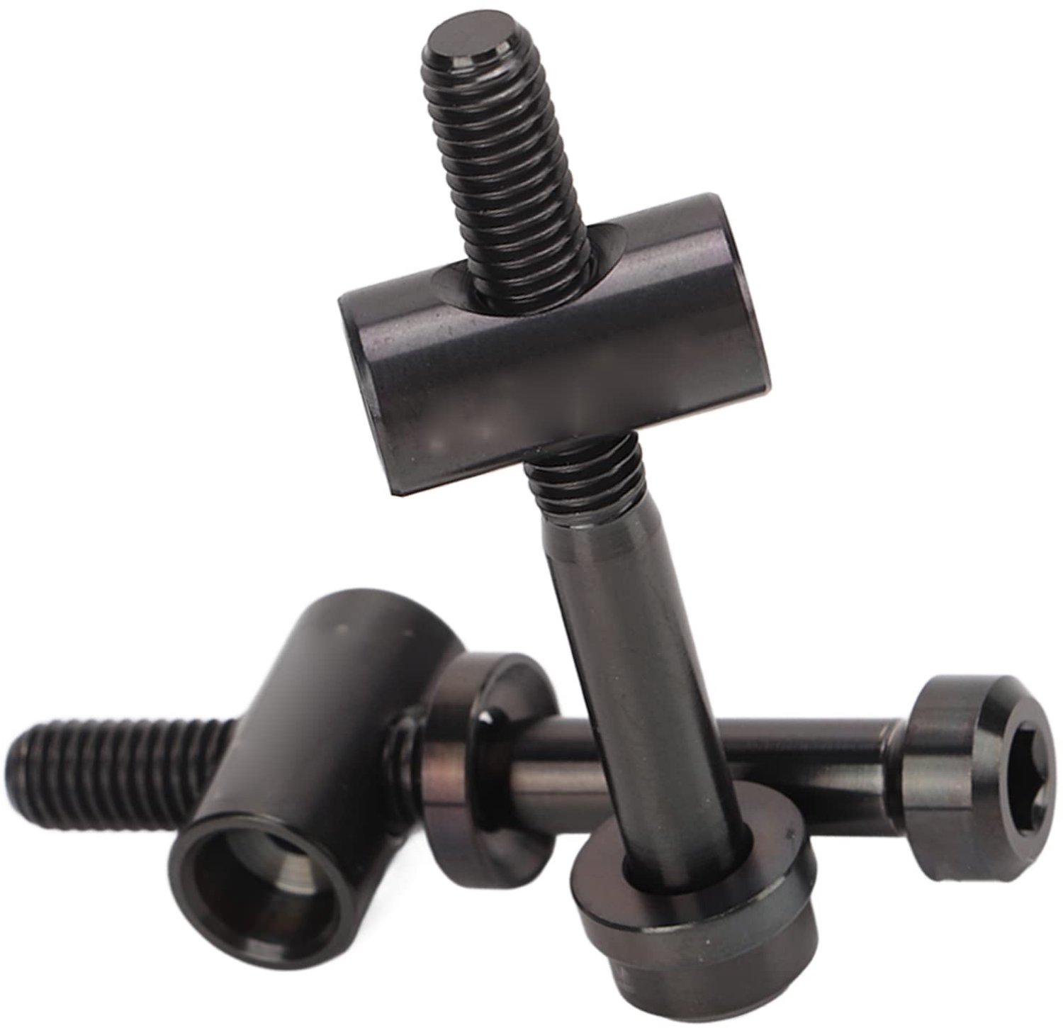 Zadelpen Schroef 2 Stukken - M5 X 40 mm - Titaniumlegering - Fietsonderdelen - Vervanging - Duurzaam en lichtgewicht - Fietsschroef