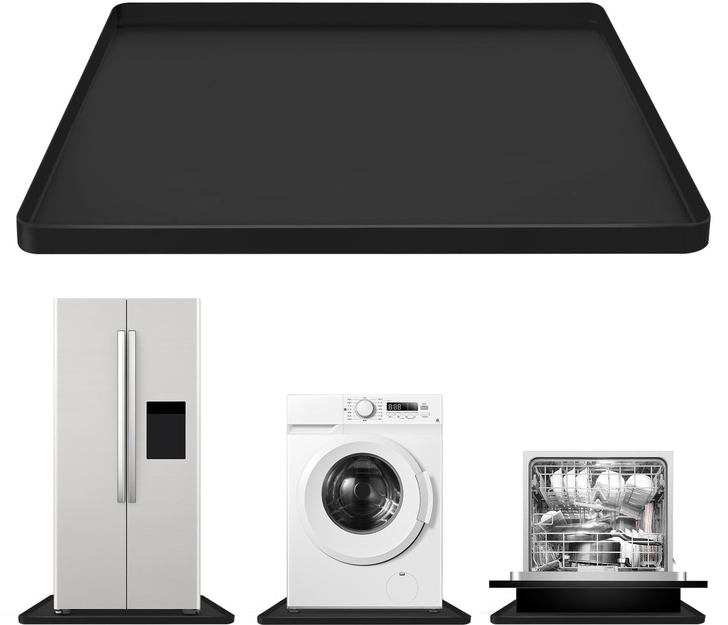 Siliconen Wasmachine Mat voor Bescherming en Antislip