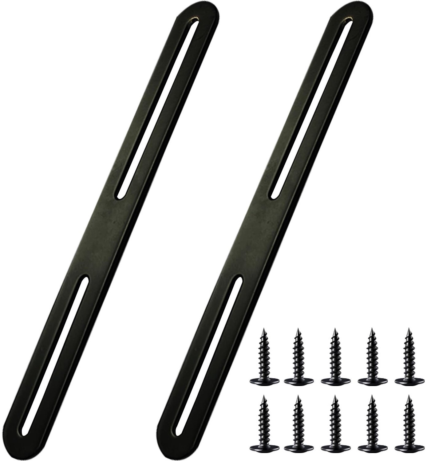 RVS Perforated Flat Connectors voor Houtbewerking Set van 2