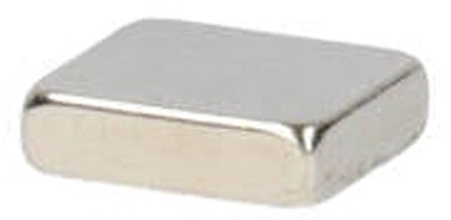 Neodymium Blokmagneet 7 x 6 x 2 mm N48 NiCuNi – 25 stuks
