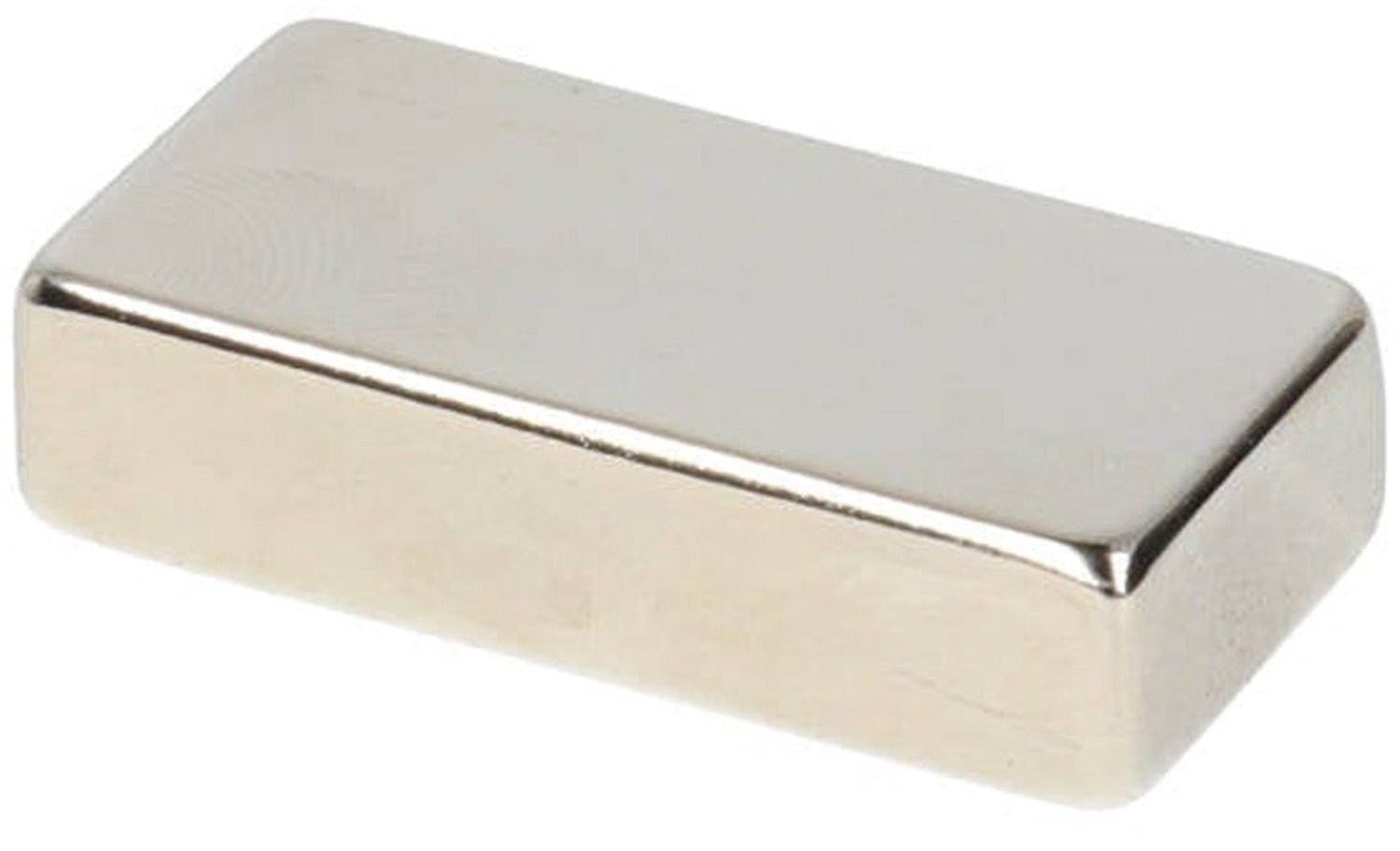 Neodymium Blokmagneet 40 x 20 x 10 mm N45 NiCuNi – 2 stuks