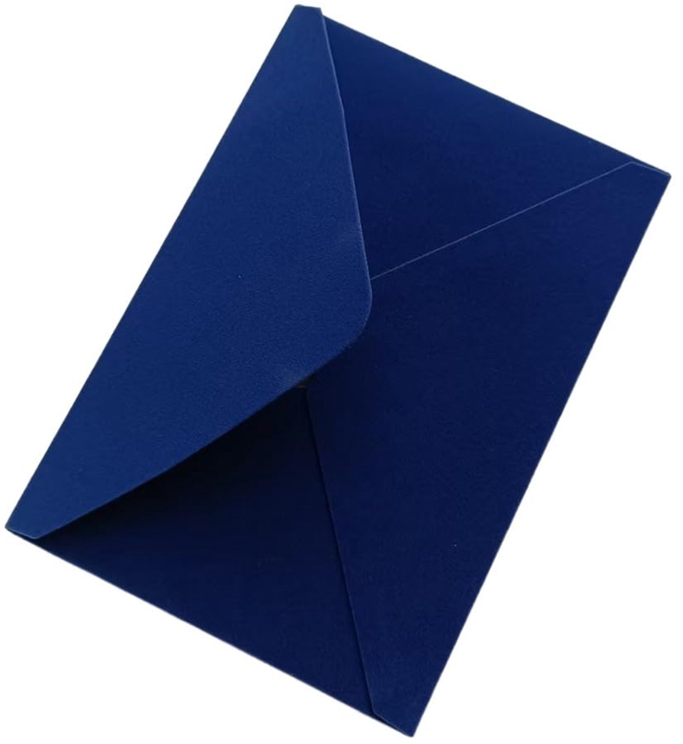 Trouwen Uitnodiging Houder - Blauw Fluwelen Envelop - 20 Stuks