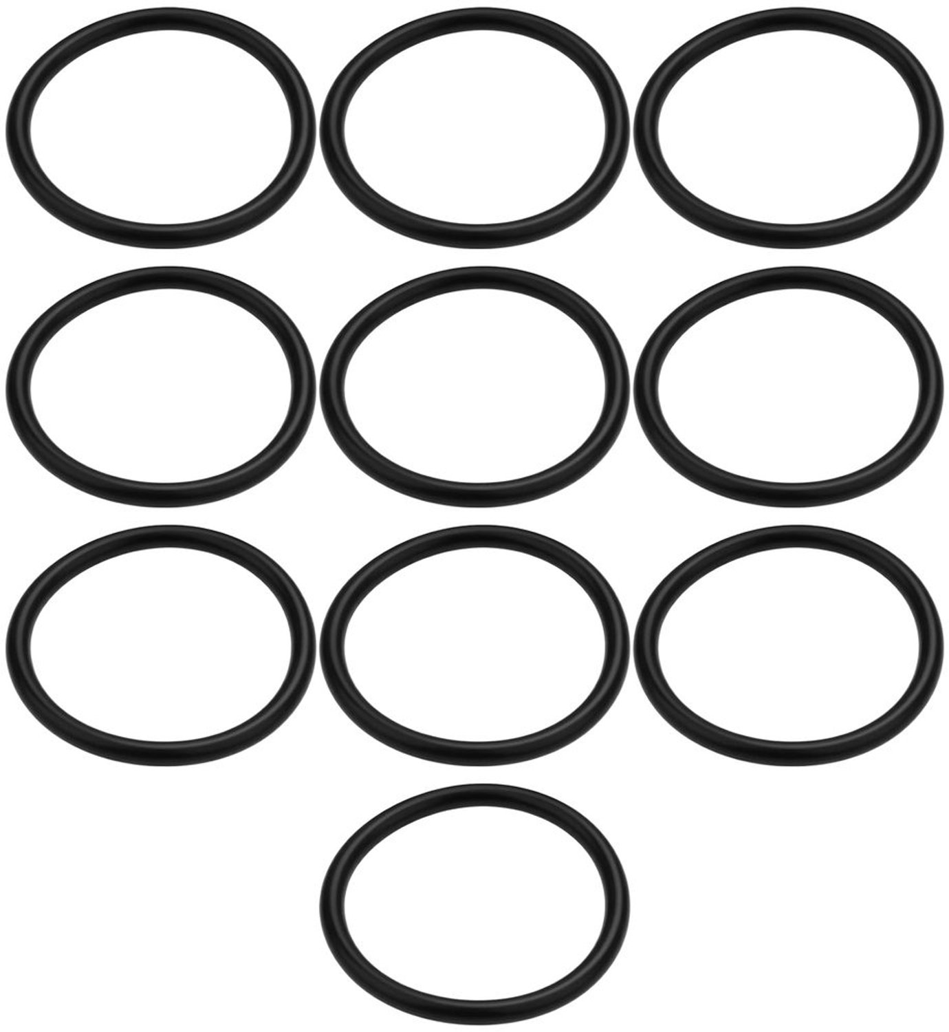 Uitlaat Seal - 10 Stks O-ringen - Nitril Rubber - Buitendiameter 32mm - Binnendiameter 27mm - Draaddiameter 2,5mm - Geschikt voor hogetemperatuuromgevingen - O-ring