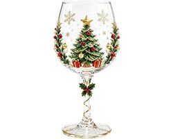 Générique 3D-wijnglazen voor Kerstmis, seizoensgebonden champagneflûtes