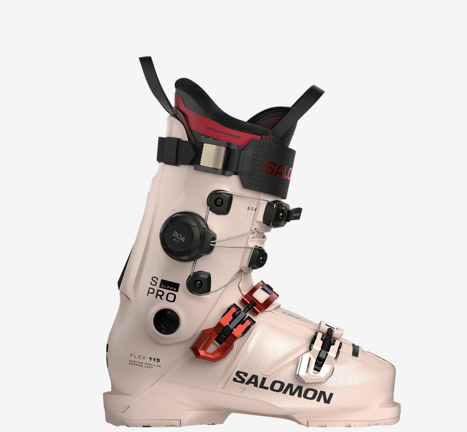 SALOMON S/PRO ALPHA C BOA 115 Lilac Ash / Samba Met-25/25 5 Roze