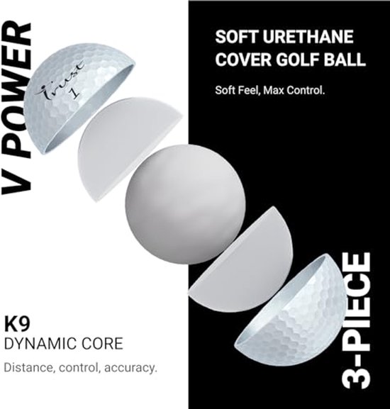 Golfballen Set van 12 - Urethane Coating - Wit — afbeelding 4