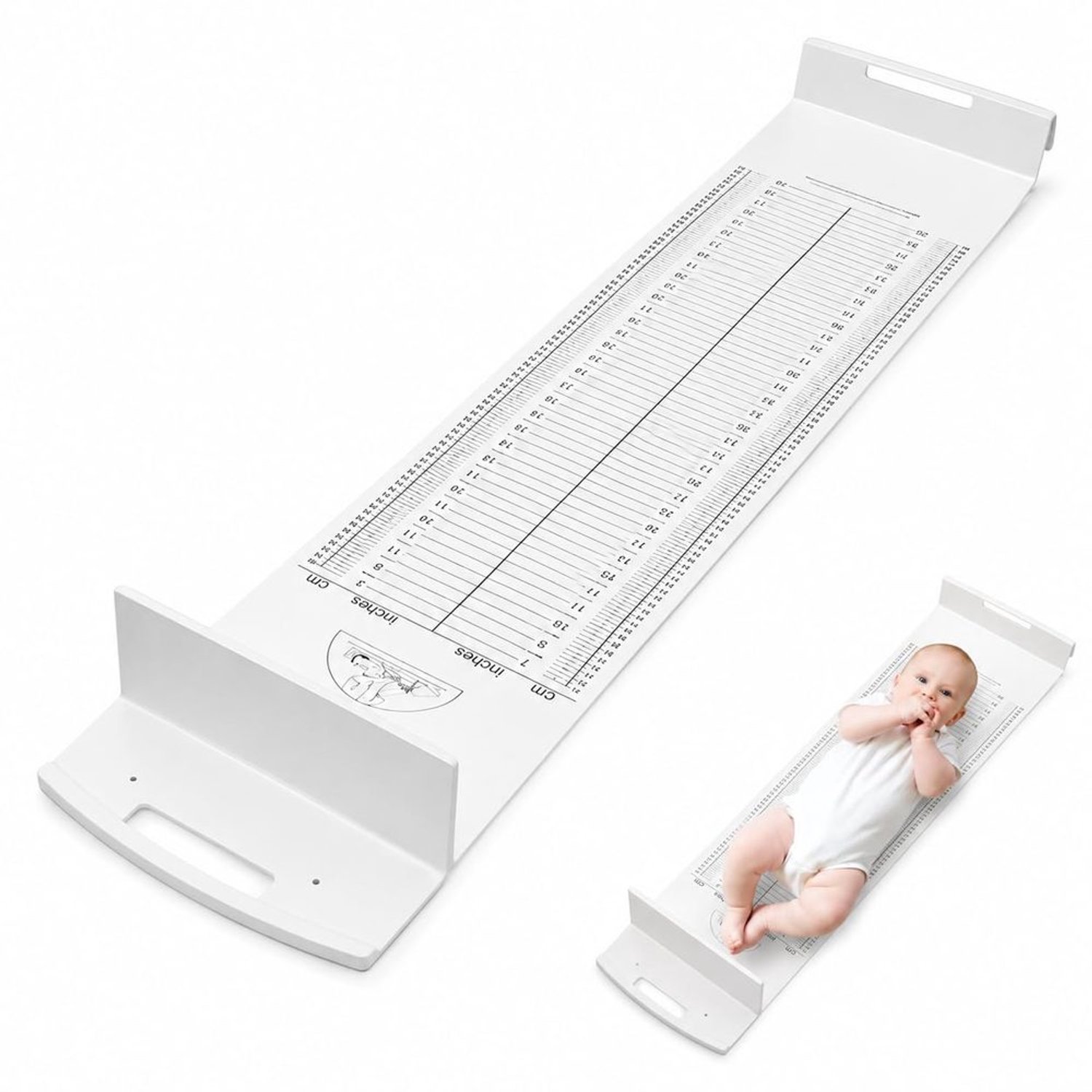 Vouwbare Baby Lengtemeter met Hoofdbord