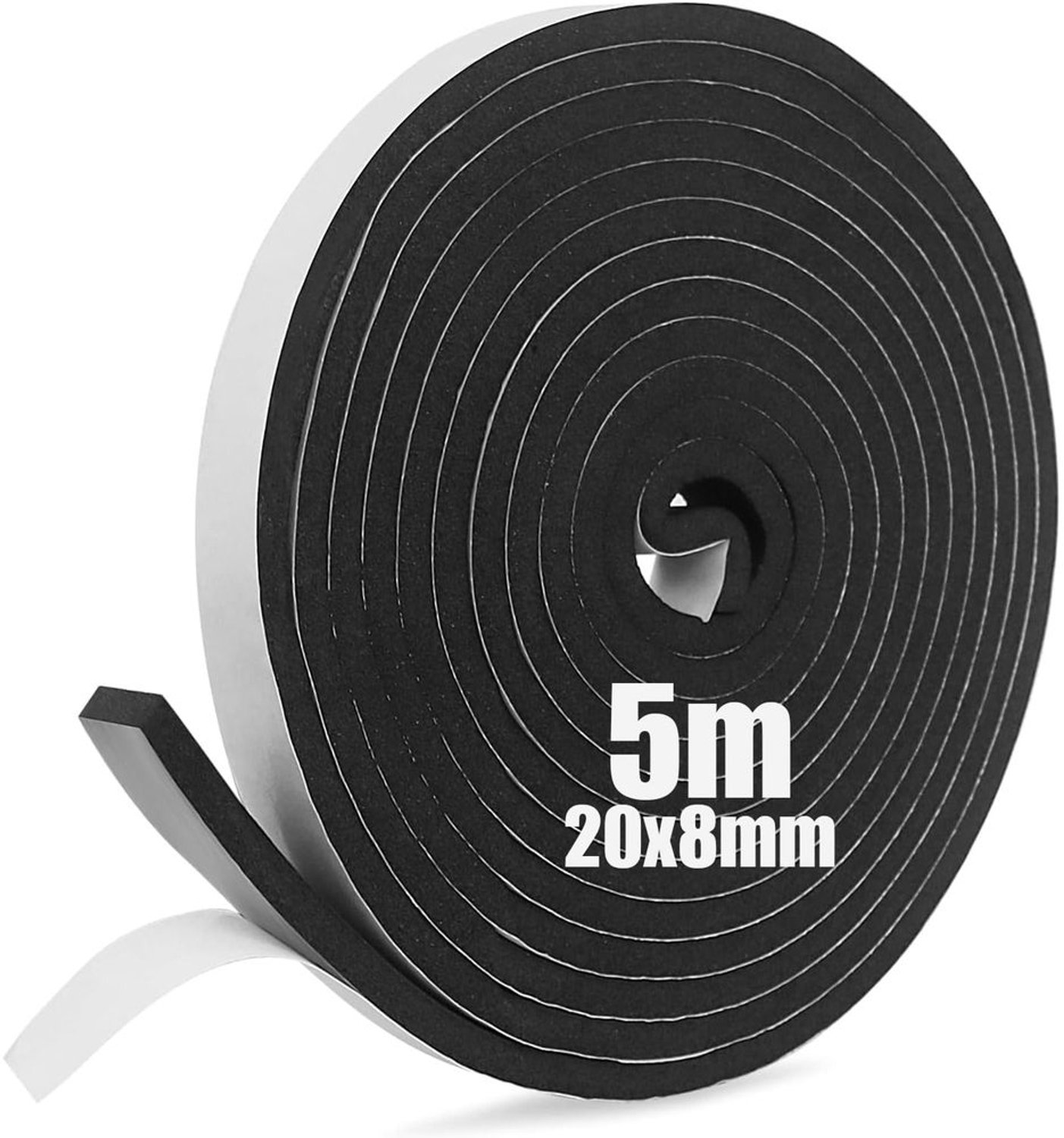 Zelfklevende Foam Sealing Tape voor Geluiddemping en Isolatie (20mm x 5M)