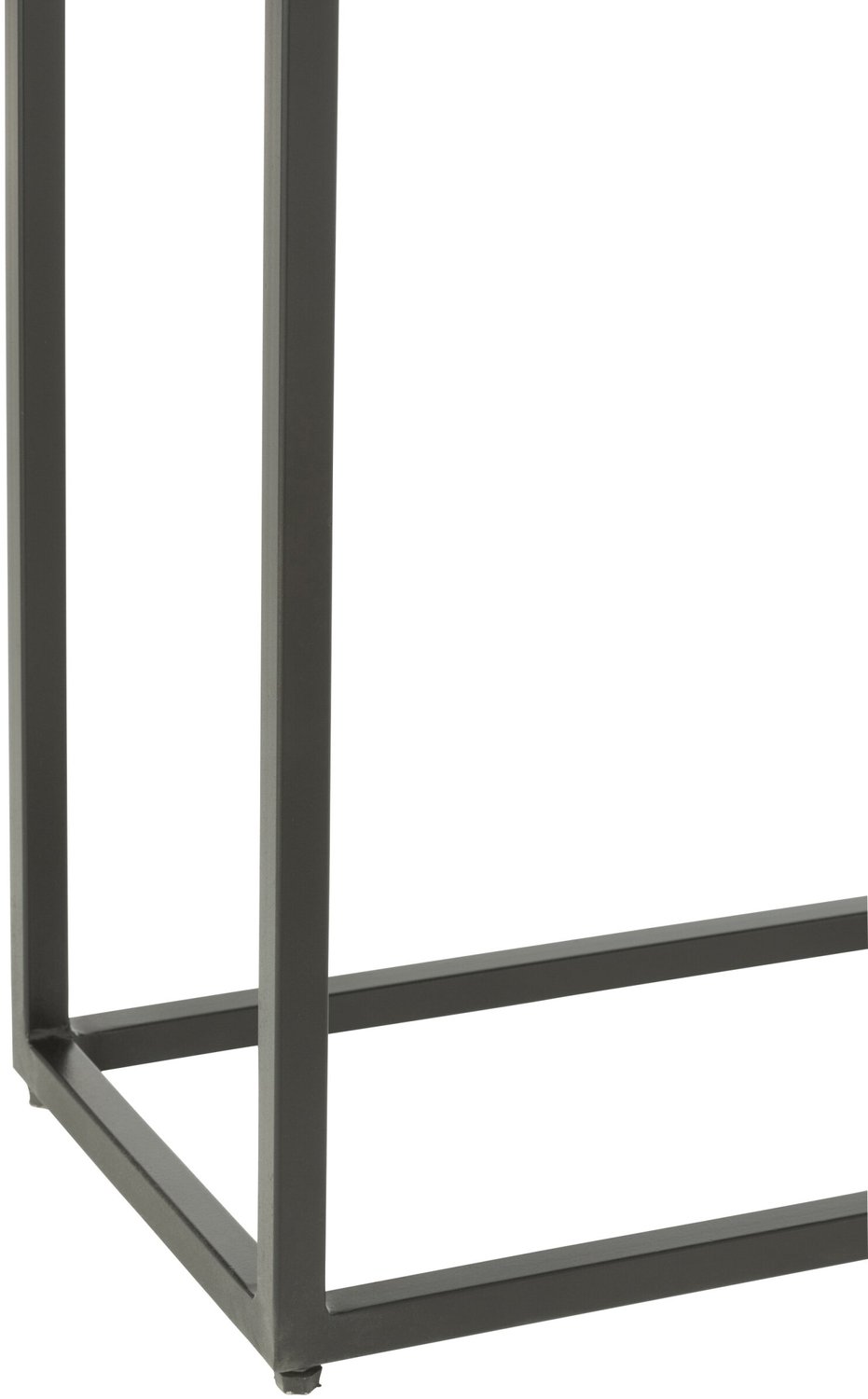 J-Line console Shanil - hout/ijzer - zwart