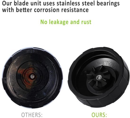Voor Blender Blade Vervanging 7 Vinnen Voor Compatibel met BL480 BL481 BL482-30 BL487 BL492 met Siliconen Rubber Pakkingen Seal Ring Mixer Bevestiging — afbeelding 2