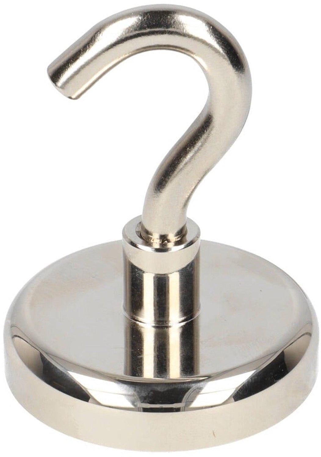 Neodymium Haakmagneet Ø60 x 18 mm N40 stalen pot NiCuNi