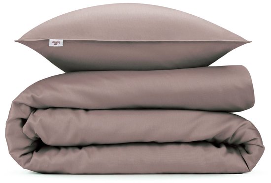 Zohome Dekbedovertrek Satinado - Paars - Tweepersoons - Dekbedhoes van 100% Katoen-Satijn - Uni - 200x220 + 2 slopen 60/70 cm van Merkloos — afbeelding 4