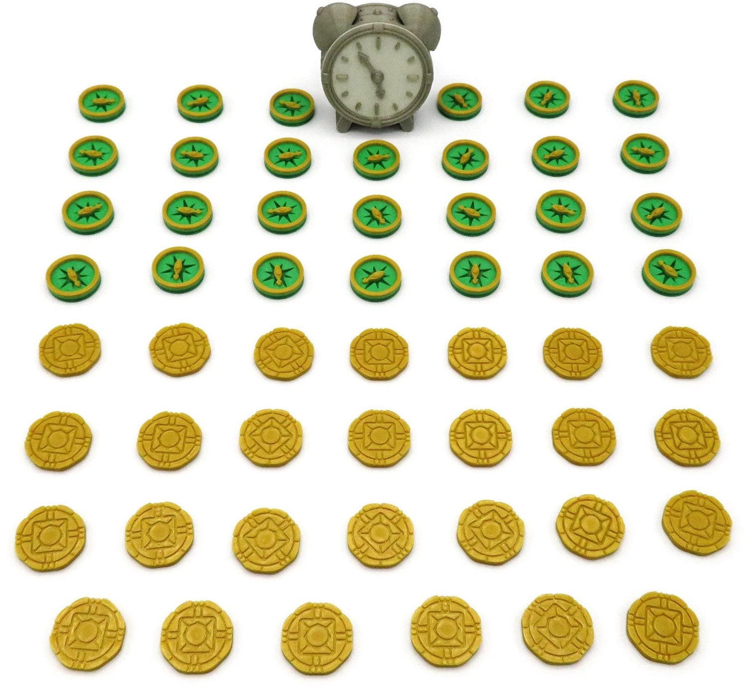 Uitbreidingspakket voor Bordspellen met Munten, Kompassen en Spelerstokens