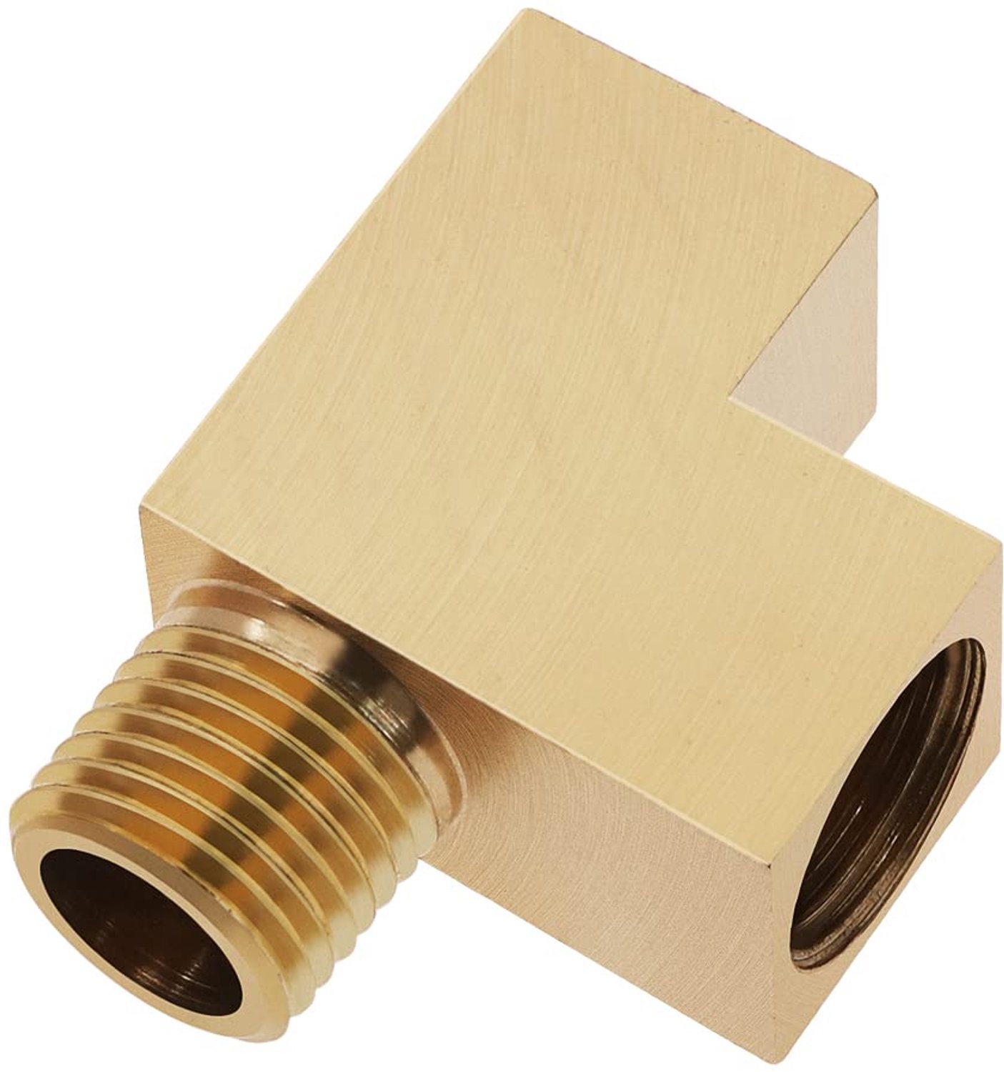 T-Verdeler Oliedruksensor - Hoekadapter M10 x 1 - Messing - Oliedrukmeter Stekker - Duurzaam en Corrosiebestendig - Geschikt voor Diverse...