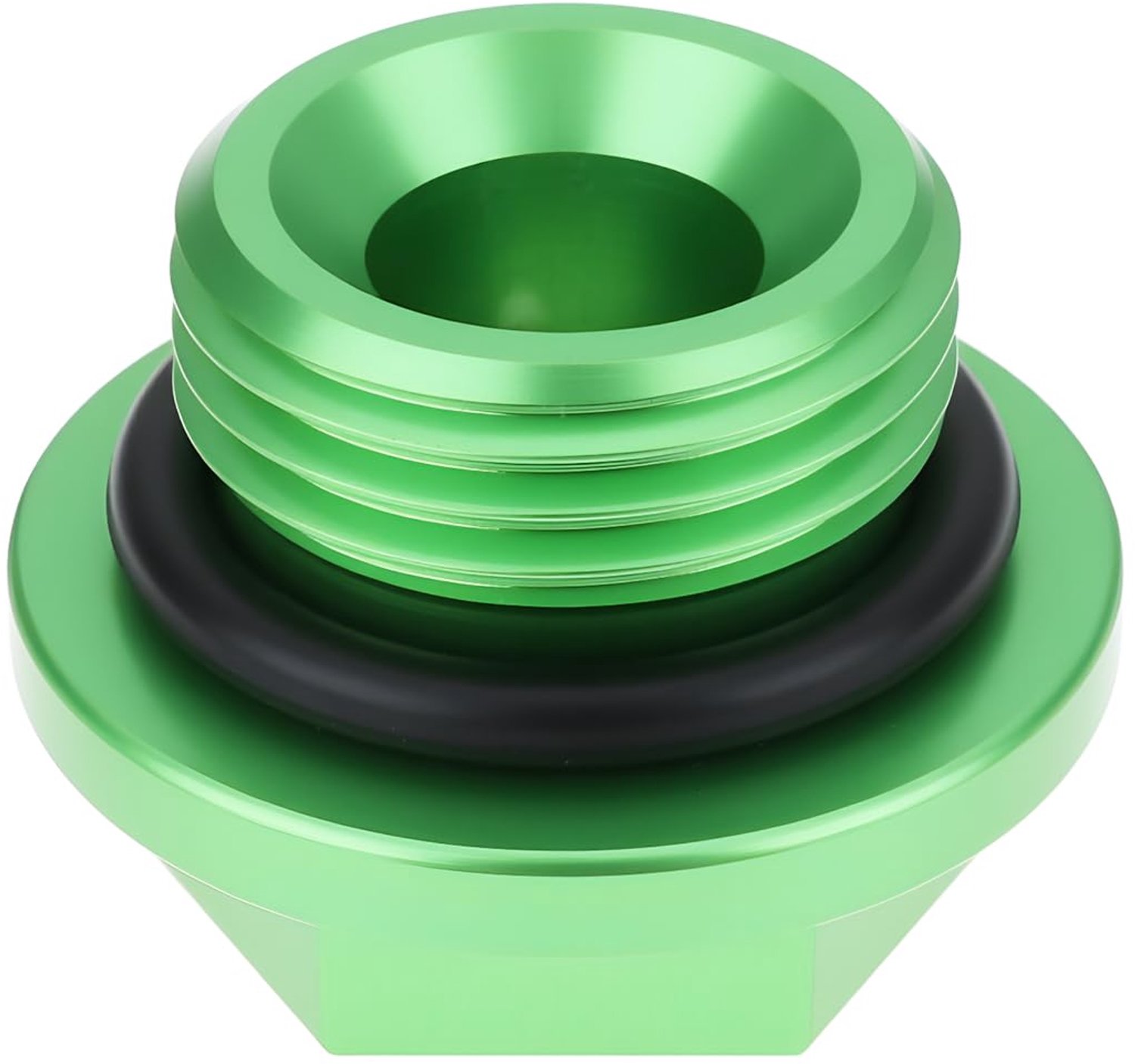 Motorolie Vuldop Plug in Groen voor Kawasaki Modellen