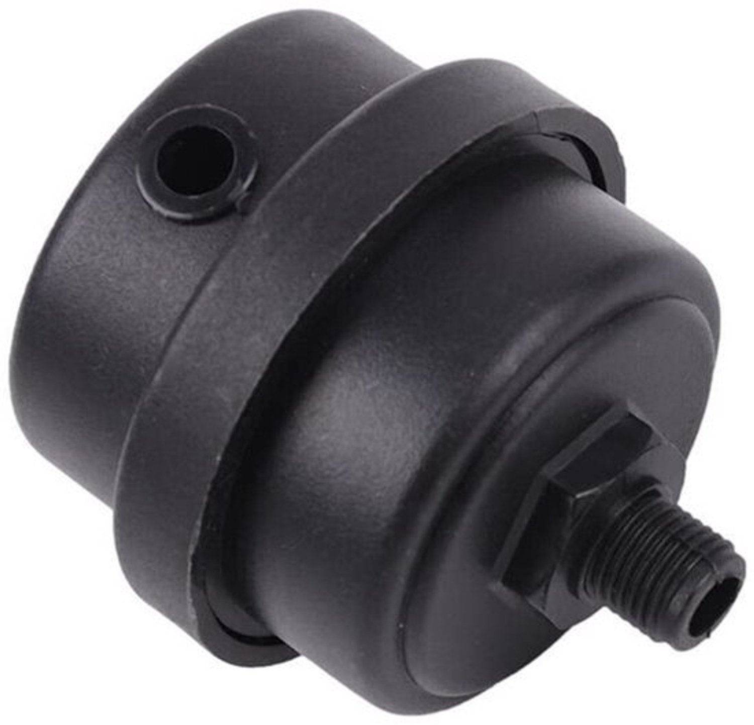 Stille luchtfilter voor compressor 1/4 inch (12,5 mm) - luchtinlaat van kunststof met ruisonderdrukking - reserveonderdeel