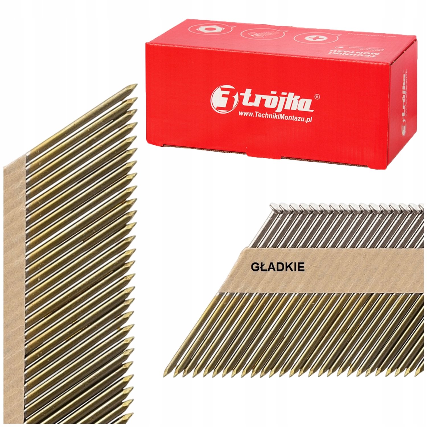 Gepareerde Nagels 3,1x90mm 34° - 2000 Stuks - Glad & Zwart