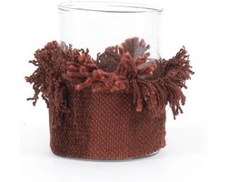 The Oh My Gee Candle Holder - Burgundy Velvet - M - ShopVlot