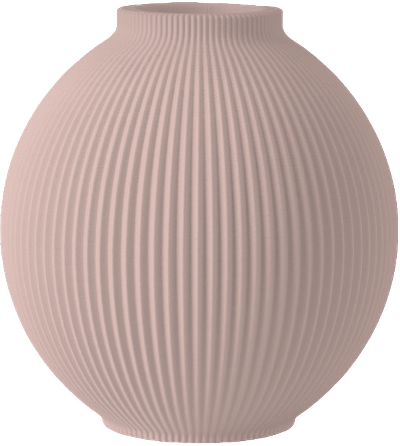 Layvo ROSA Vaas - Bloesem - D24 x H25 cm - droogbloemen vaas - japandi - gerecycled plastic