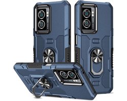 Case for Oppo A57 Case/A57 5G/For Oppo A77 5G/A77S/A57S Case Heavy Duty Protection with Built-in Kickstand & Magnetic - ShopVlot