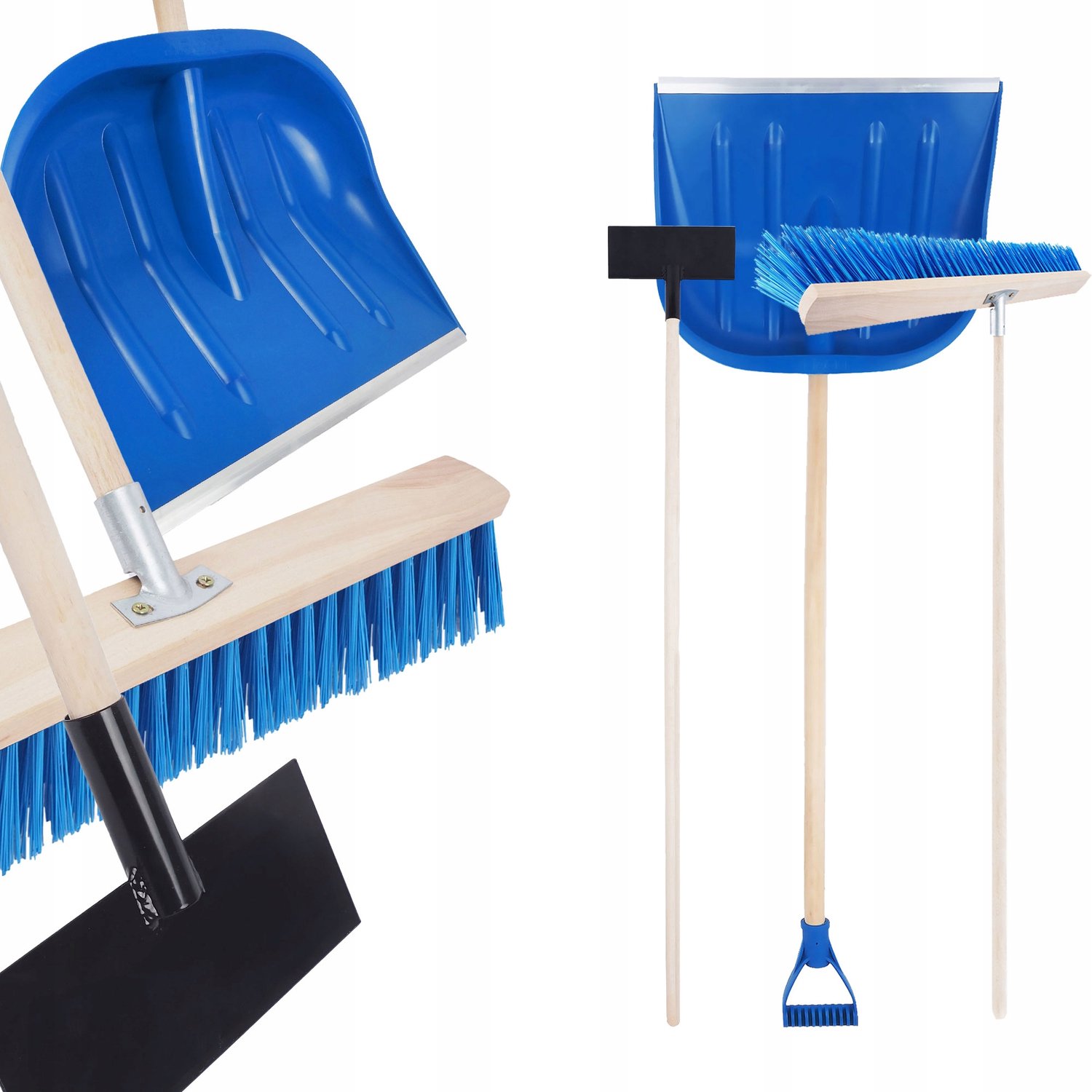 Winterset: Sneeuwschop, Veegmachine (50cm) & IJskrabber