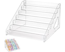 SnelShoppen - Perfume Stand en Organizer - Acryl Display Case - 7 Laags Rek voor Parfum, Make-up en Huidverzorging - Dresser Table Organizer - 31x29.5