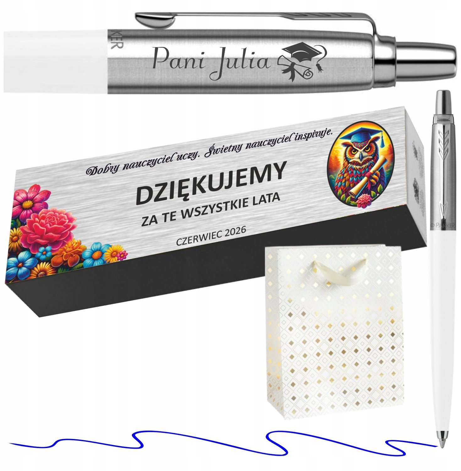 Parker Jotter Originals Wit - Luxe Geschenk voor Afstuderen & Diploma