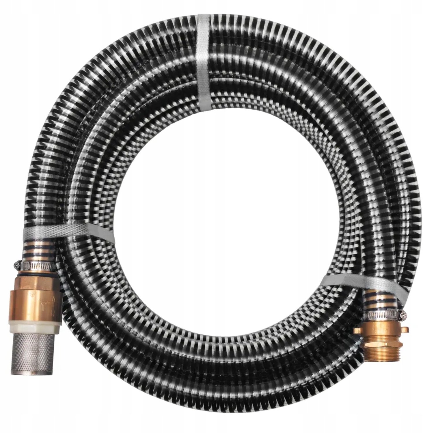 Merkloos Zuigslang 25mm Zwart, 15m met Accessoires