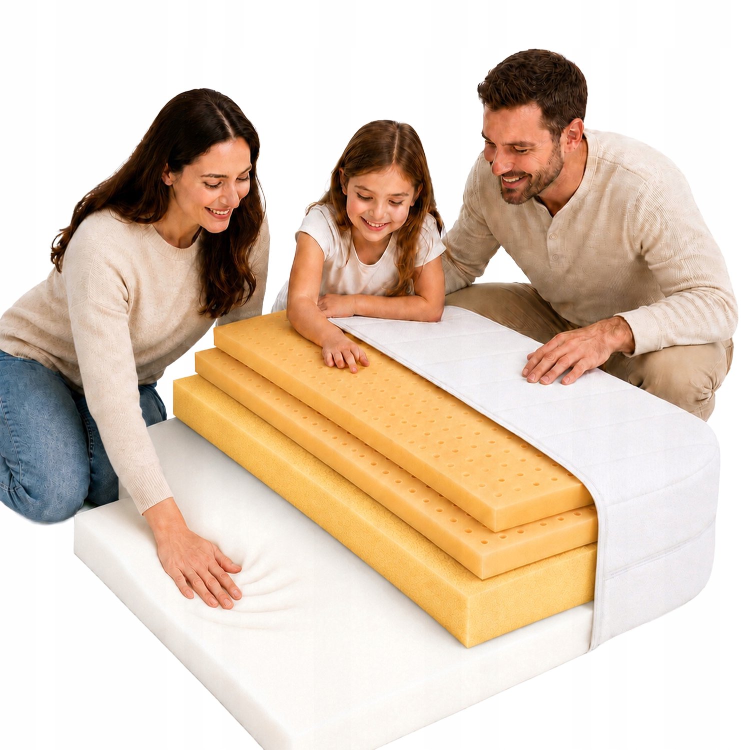 MATERACE Z GÓR Matras 80x160cm Visco Latex H2/H3 24cm - Comfort & Steun