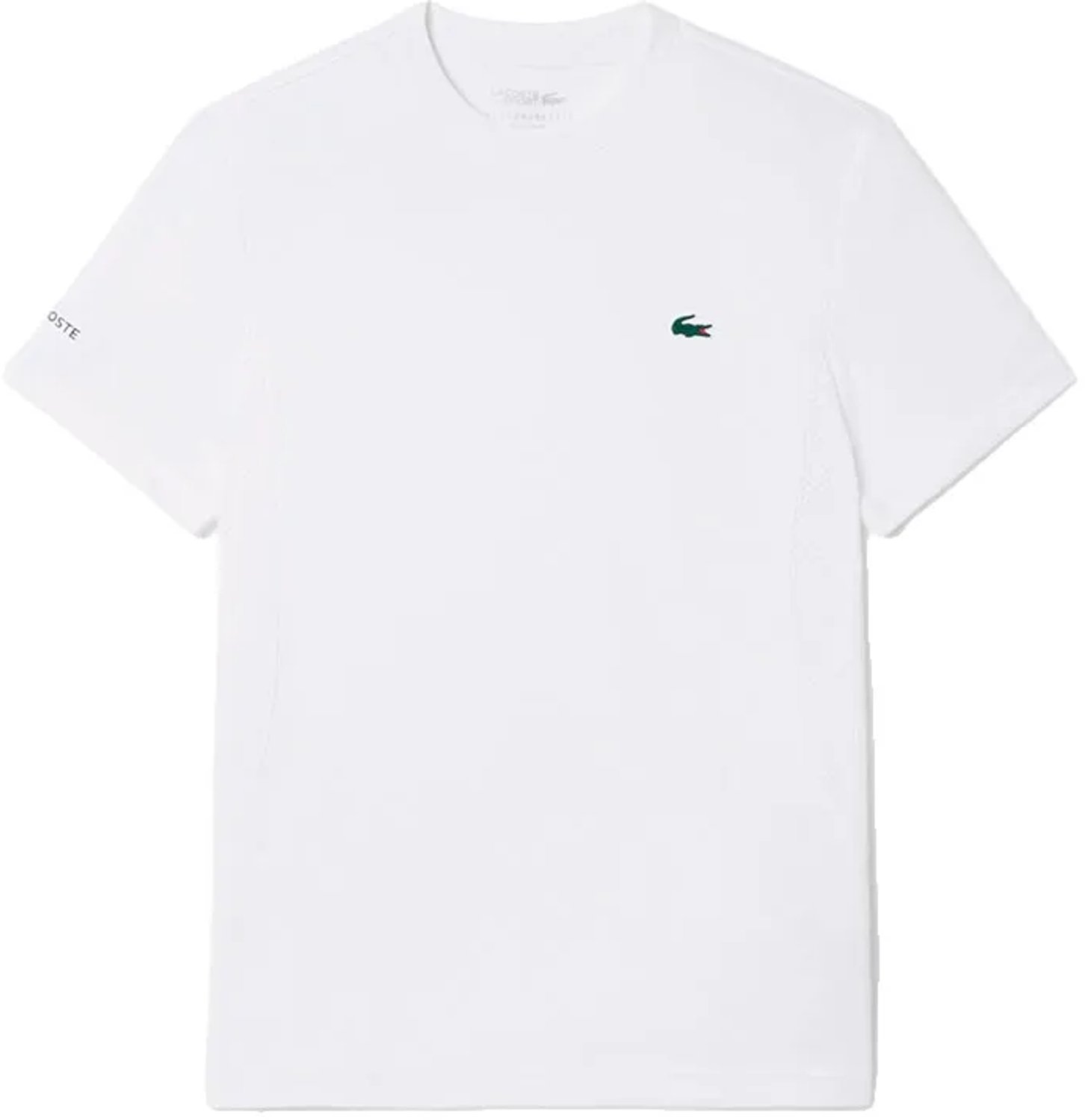 Lacoste Ndjokovic On Court T-shirt Met Korte Mouwen Man Wit