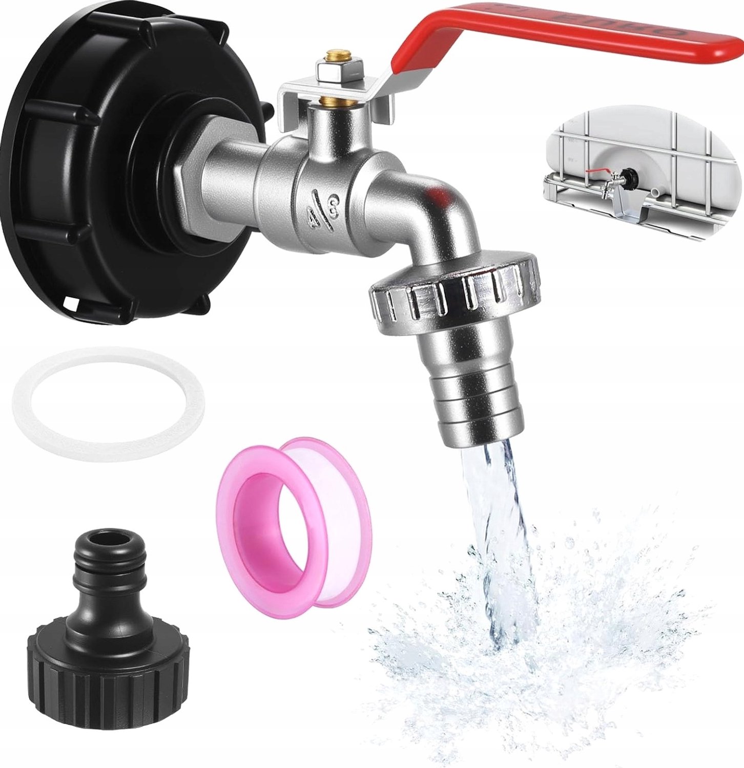 Kraan 3/4" voor Watertank - Tuin & Regenwater