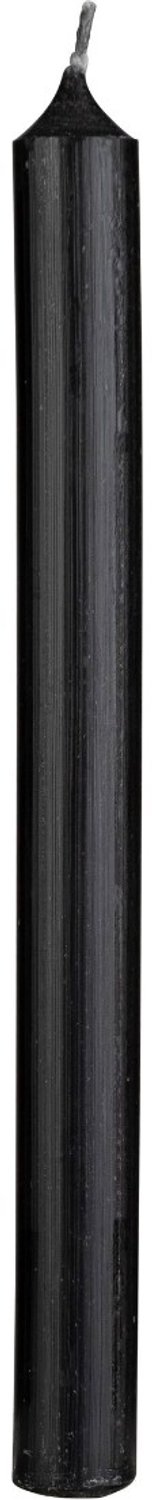 Wenzel Rustic dinerkaars zwart Ø 22 mm, hoogte 250 mm
