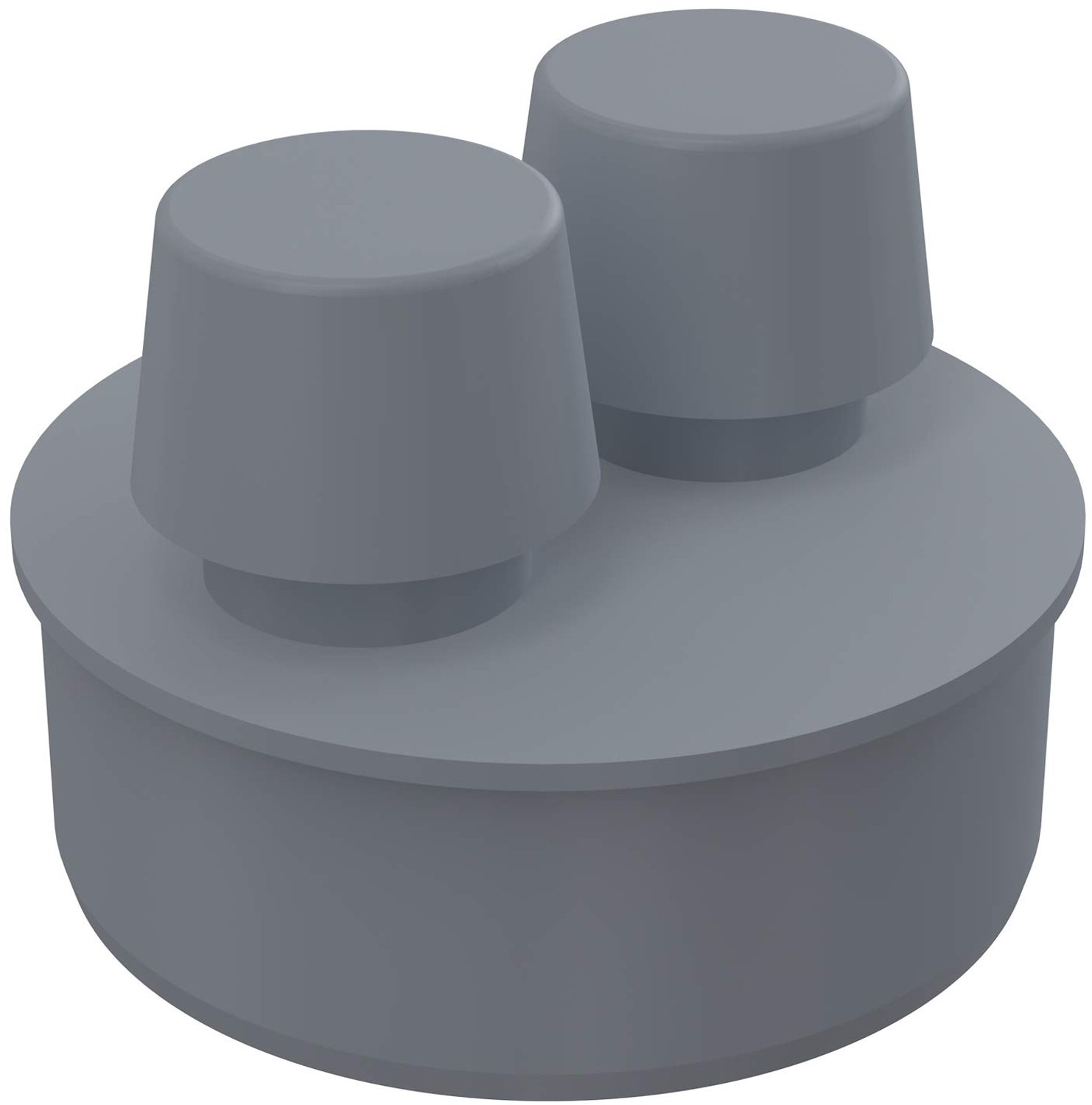 Ventilatieklep voor afvoerpijp DN 100 - Grijs