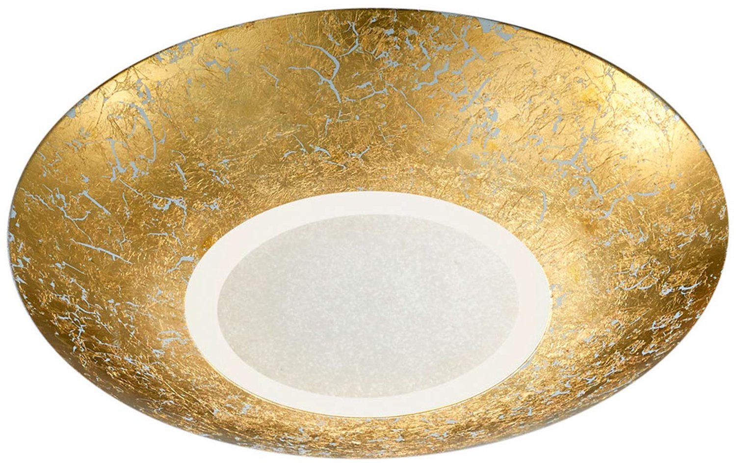 Moderne LED Plafondlamp met Gouden Afwerking