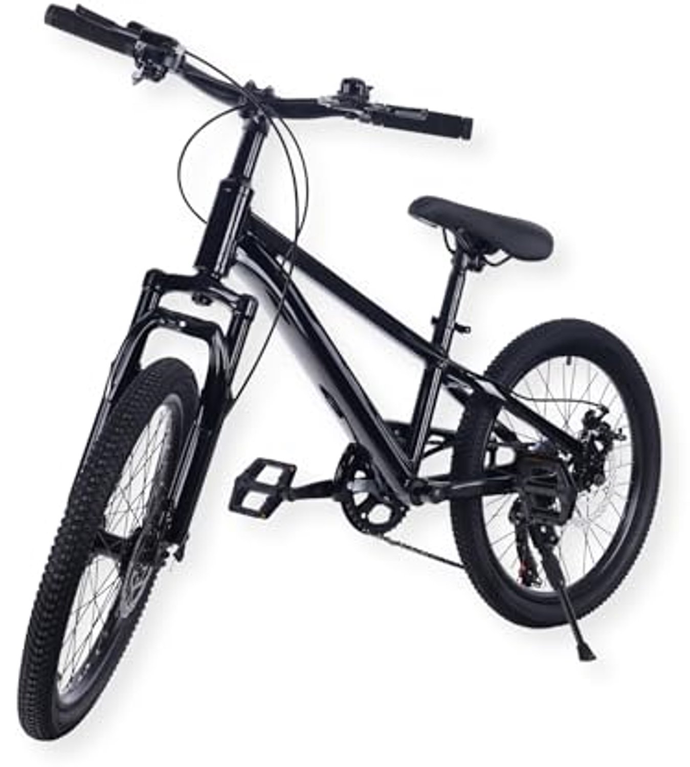 Kinder Mountainbike - Stalen Frame - 20 Inch - Zwart