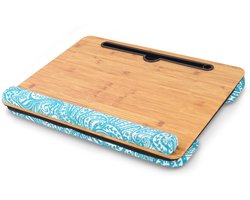 Laptop Lap Desk met Opbergruimte en Kussen