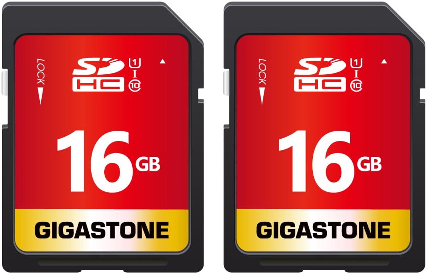 16GB SDHC Geheugenkaart, Pack van 2, Premium Serie