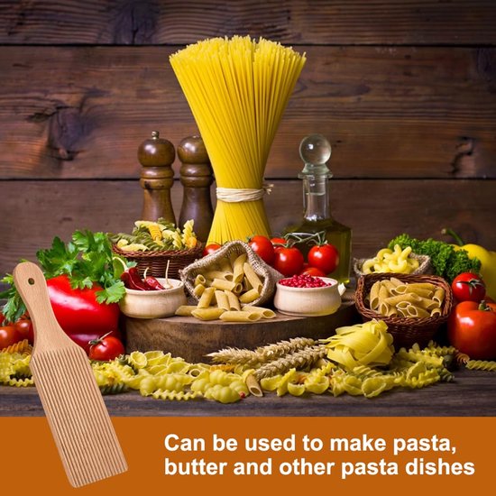 Houten Gnocchi en Pasta Bord met Schraper voor Thuisbakken — afbeelding 2