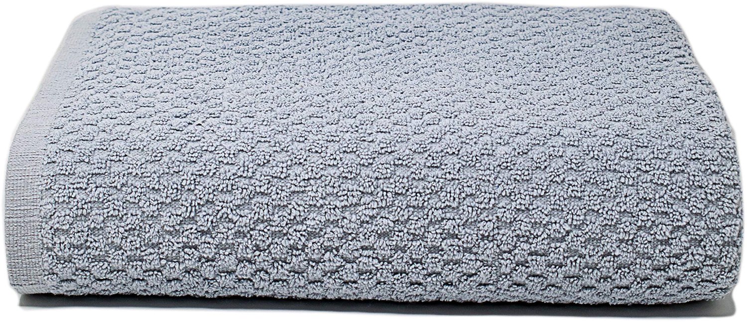Jacquard Handdoek in Parelkleur 90 x 140 cm
