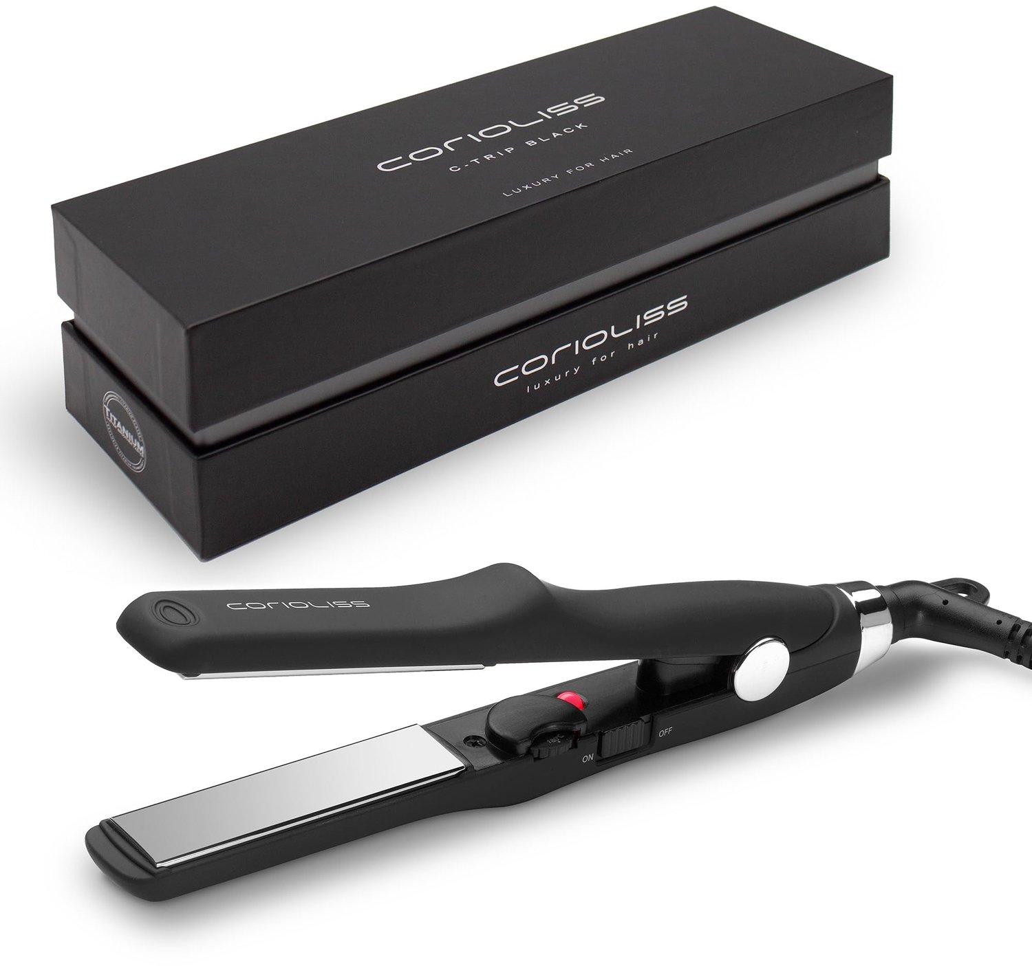 Mini Haarstyler - Professionele Temperatuurregeling - Zwart