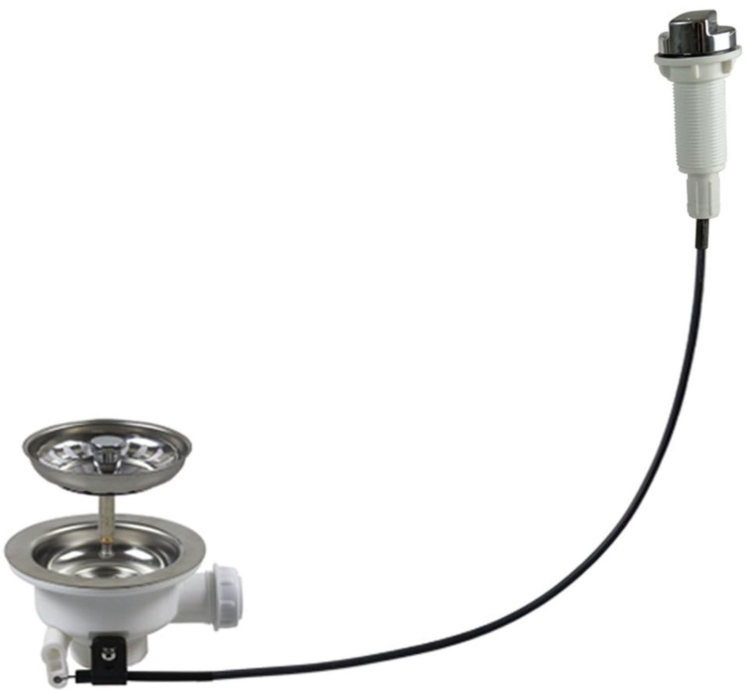 Afvoer Sinkafvoer met Kabelbediening en Filter 110mm