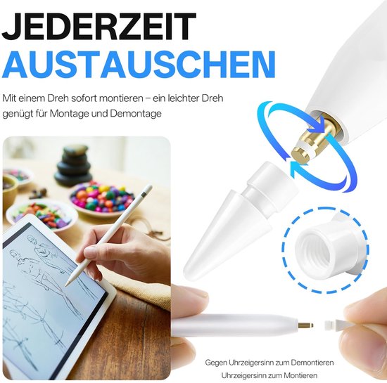 Set van 10 Vervangende Tips voor Capacitive Stylus Pen — afbeelding 5